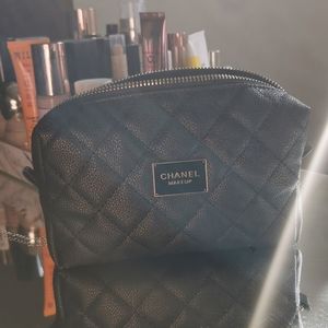 Chanel makeup bag